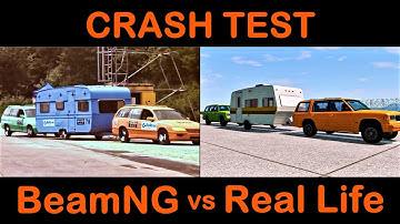 Crash test | BeamNG Drive vs Real life #6