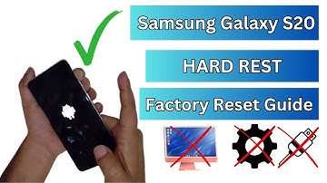 ✅ How to Hard Reset Samsung Galaxy S20 | Factory Reset Guide (Working in 2025)