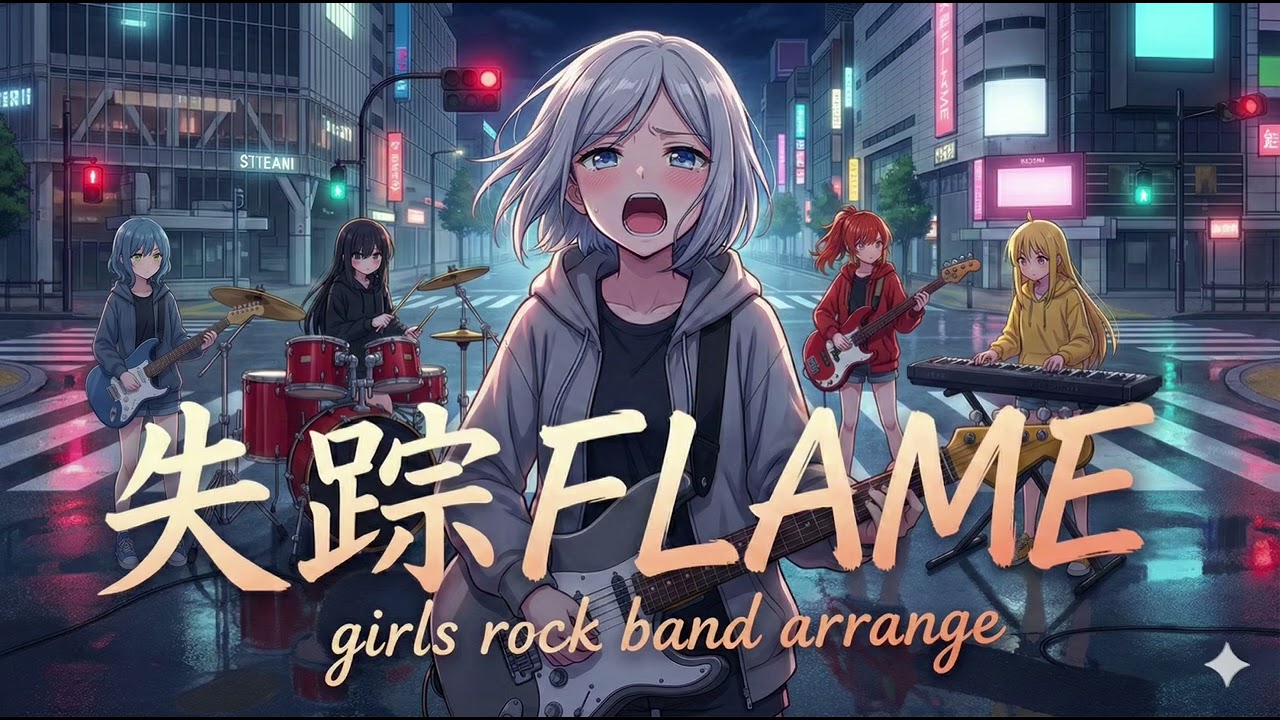 失踪FLAME-MY FIRST STORY covered by AI Campus Band（AI-generated music）