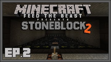 Stoneblock 2 - EP2 - Cursed Earth Mob Farm - Modded Minecraft 1.12.2