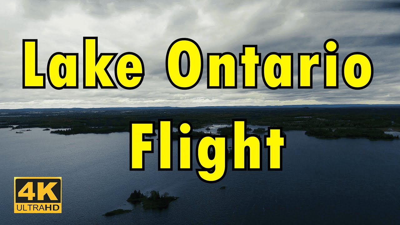 Flying Over Canada's Great Lakes - Lake Ontario Drone Videography in 4k