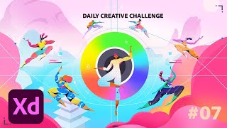 Adobe XD Daily Creative Challenge #07 | Adobe Creative Cloud