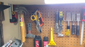 How to use pegboard for tools