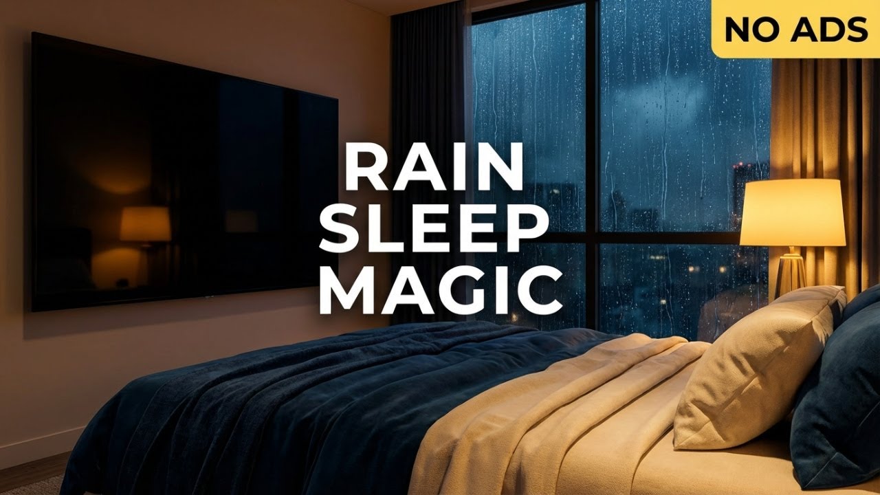 Black Screen Rain Sounds – 10 Hours of Pure Sleep Magic