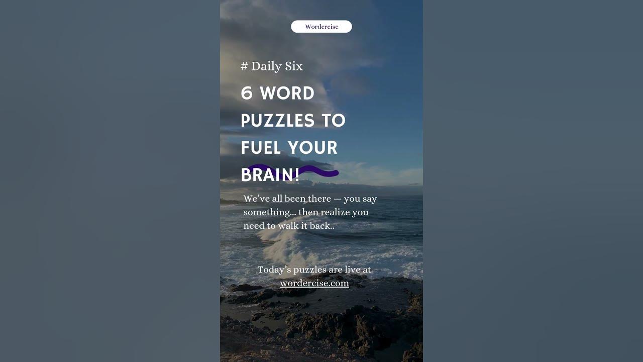 Wordercise May 1 2025 #crossword #wordpuzzlegame #crosswords #