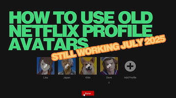 Using Old Netflix Avatars July 4th 2025