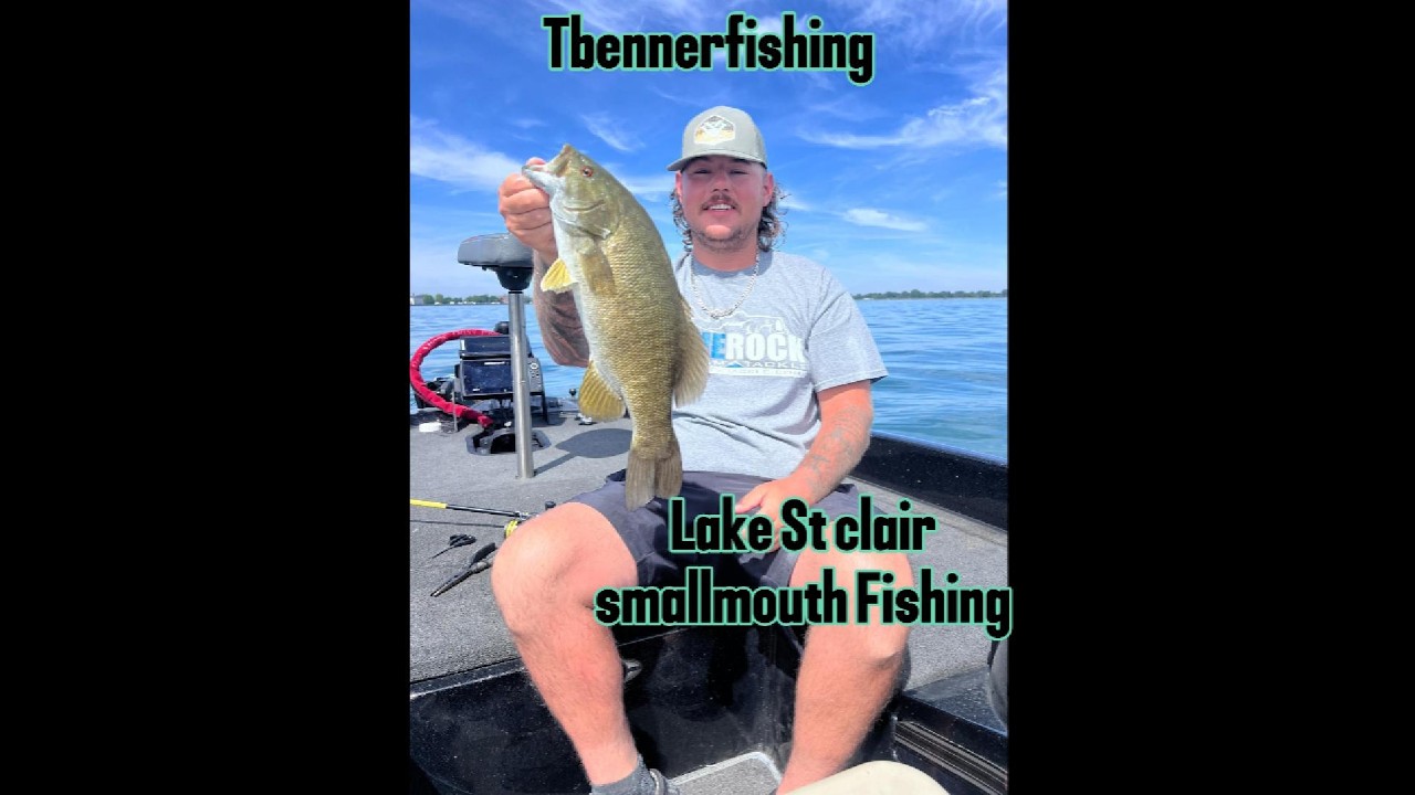 FIRST VIDEO!!! Lake St Clair Bass Fishing
