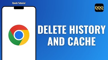 HOW TO DELETE HISTORY AND CACHE IN GOOGLE CHROME