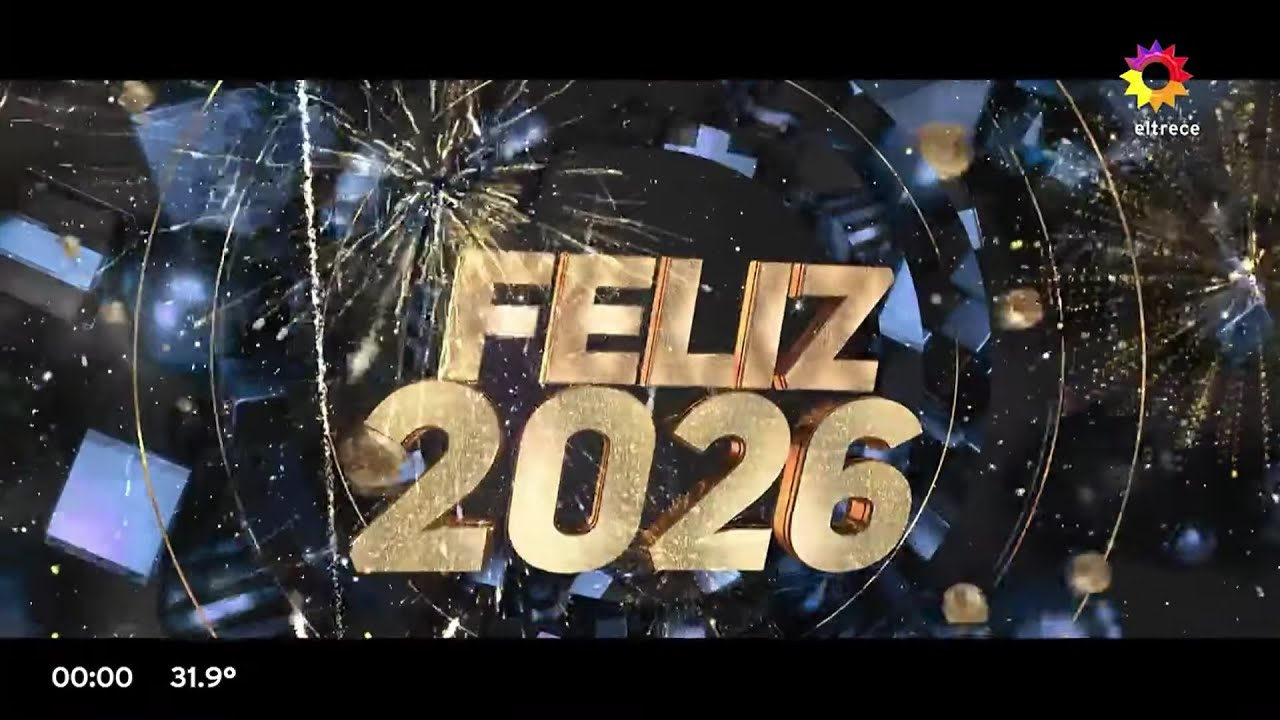 ElTrece | Cuenta Regresiva Año Nuevo 2026 | 31/12/2025 - 01/01/2026