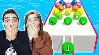 İmkansiz Harf Toplari Az Run - 2048 Abc Runner