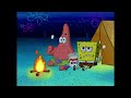 SpongeBob SquarePants SpongeBob Patrick And Squidward Are Camping Outside Their Houses