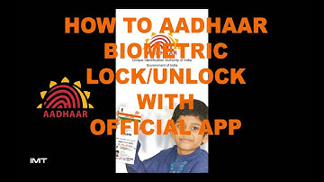 How To Aadhaar Biometric Lock/unlock with Official app full tutorial.