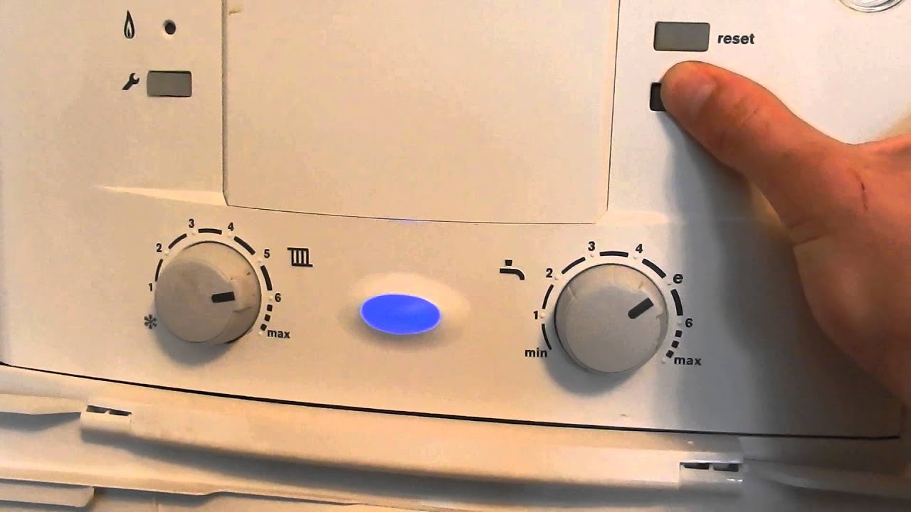 Bosch Boiler Reset Button