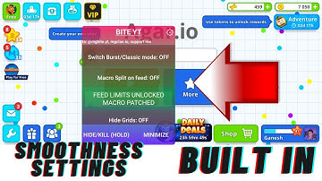 AGAR.IO 2.20.3 MACRO MOD LITE || FASTER FEED SPEEDS || SMOOTHNESS SETTINGS BUILT IN || CRASH FIXES