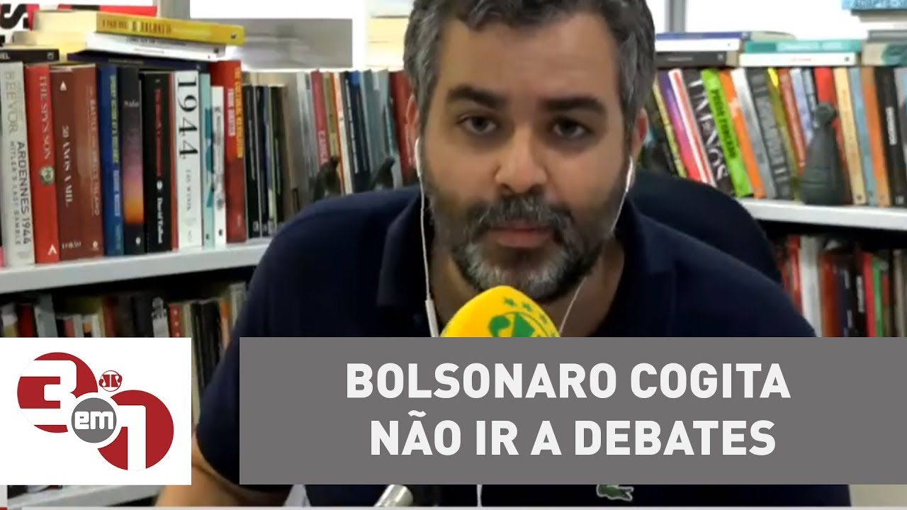Resultado de imagem para bolsonaro não vai debate