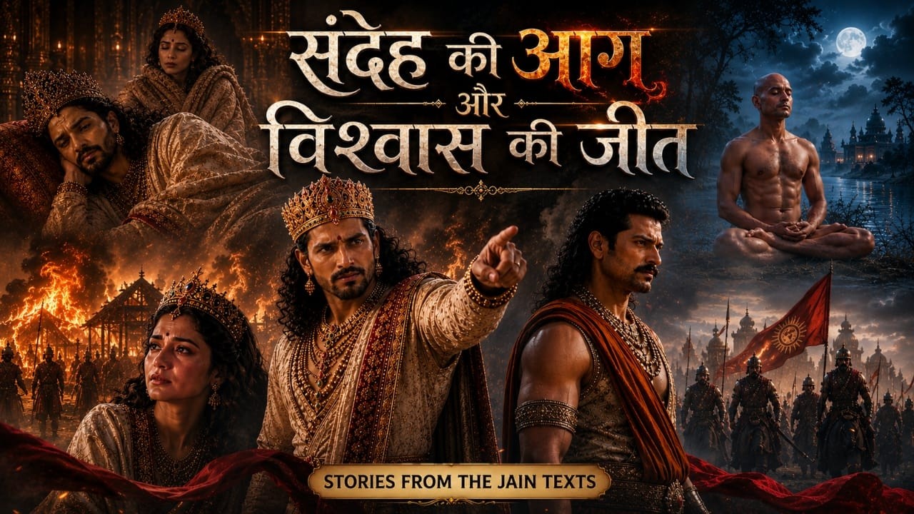 12. संदेह की आग और विश्वास की जीत #dharmaforlife #storiesfromjaintexts