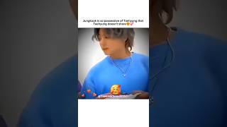 Jungkook is so posseive of taehung that taehung doesn't share😍💞💞💞#taekook#bts#short