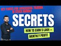 Key points for successful trading in stock market secrets 5 lakh monthly profit abhishek bansal