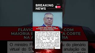 Flávio Dino vota contra corte na aposentadoria e desafia maioria do STF ⚖️