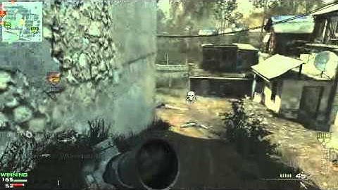 MW3 Gold-MSR gameplay