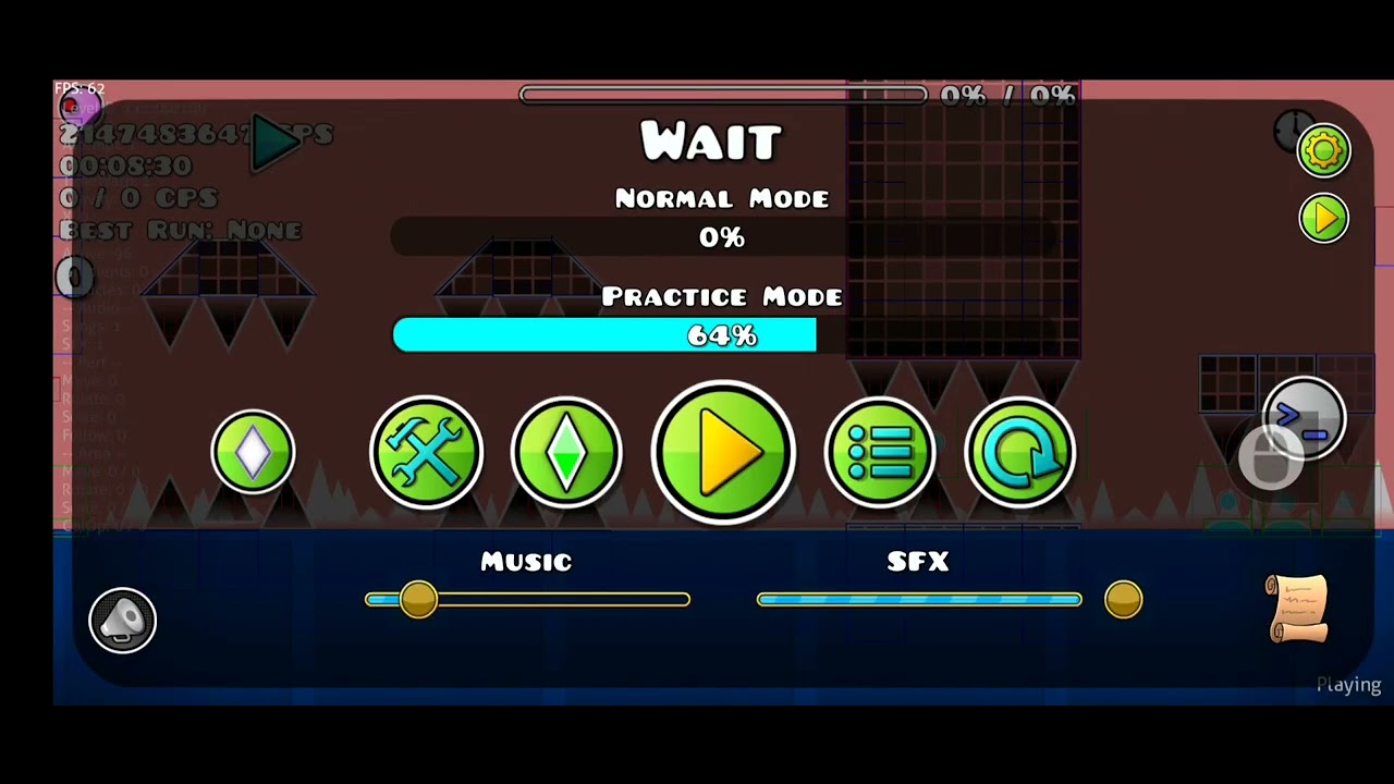 Pinned comment got update,“wait" level, randomly created and showcased by me, totally ppll