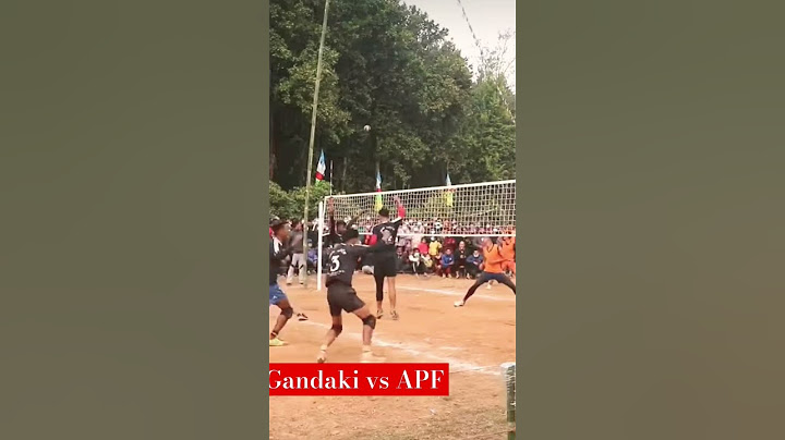 Gandaki vs TAC Kill Spike Ganeshyam Chaudhari,Man Bahadur #volleyball #nepalivolleyball #bibekgurung
