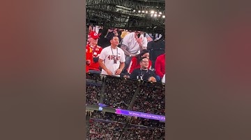 Taylor Swift Seen Chugging Drink on the Big Screen During Super Bowl