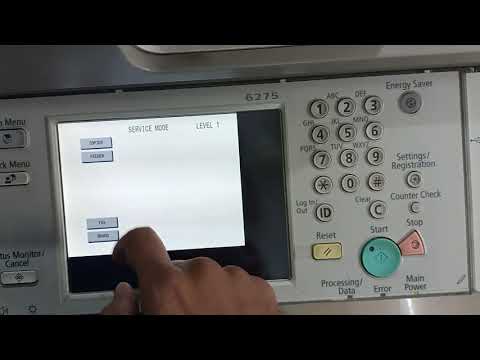 canon 6275 advance xerox machine LTR to A4 setting