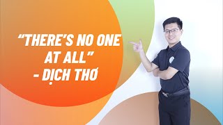 There's no one at all | Sơn Tùng M-TP | Dịch thơ | Thông tin thú vị