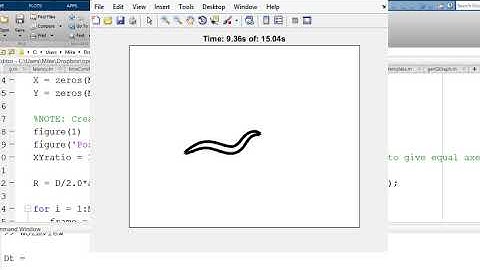C Elegans moving forward and backward
