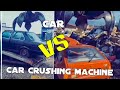 scrap metal car recycling  || Cars crushing machine  ||