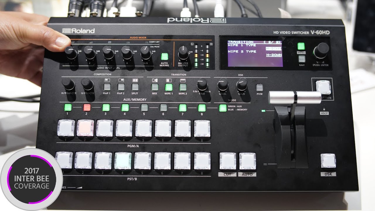 The New Roland V 60hd Switcher Uses Your Smartphone For Wireless Tally Youtube