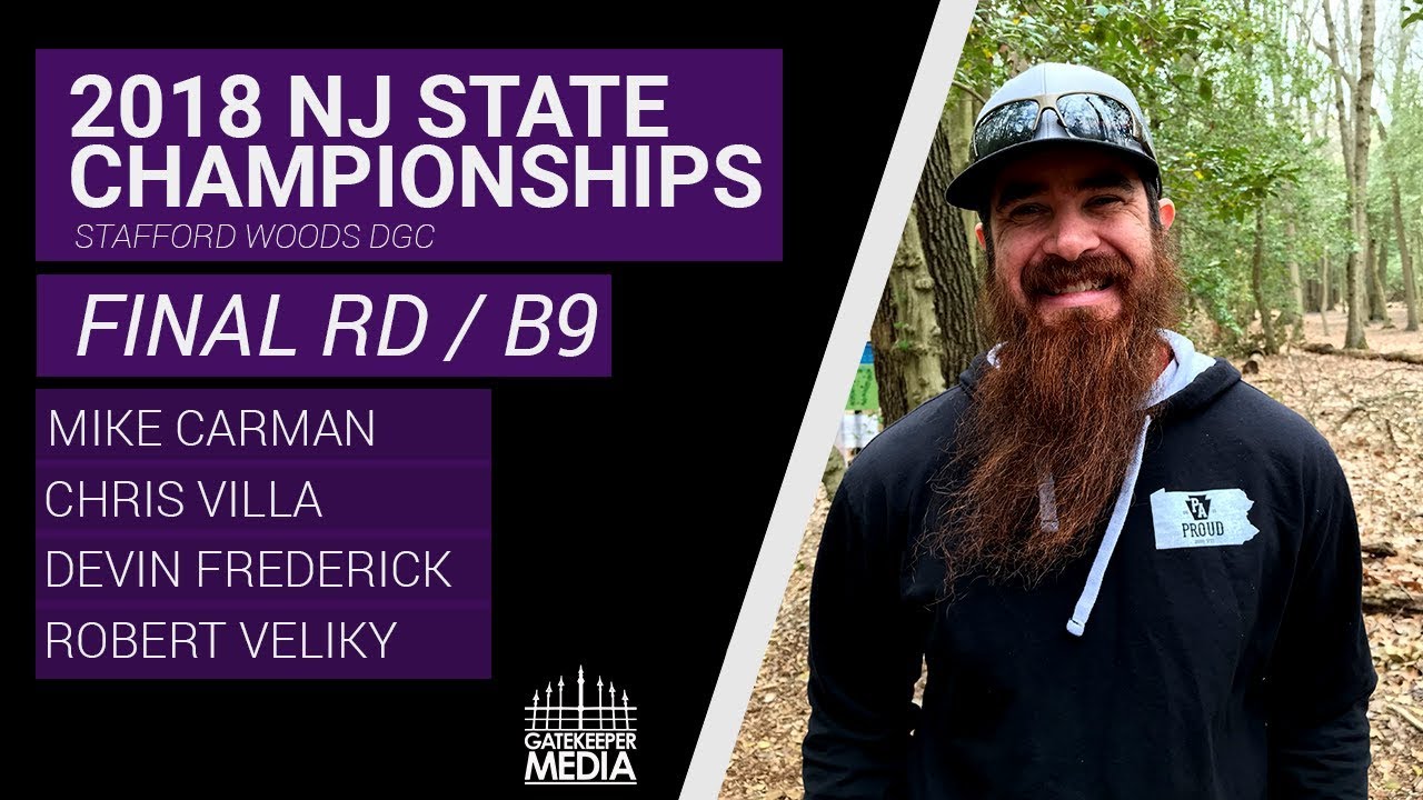 2018 New Jersey State Championships | Final RD, B9, MPO | Carman, Villa, Frederick, Veliky