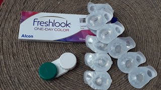 unboxing freshlook one day color contact lens #amazon #freshlookcontactlens #amazonreview #goodvibes