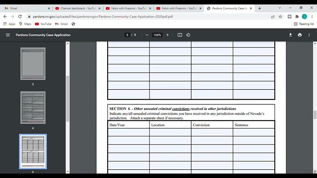 Nevada Pardon Process
