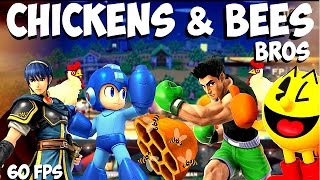 Super Smash Bros - CUCCOS & BEES BEATDOWN BATTLE!!! screenshot 5