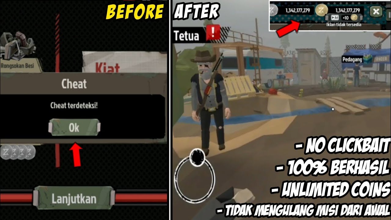 CARA MENGATASI CHEAT TERDETEKSI DI GAME THE WALKING ZOMBIE 2