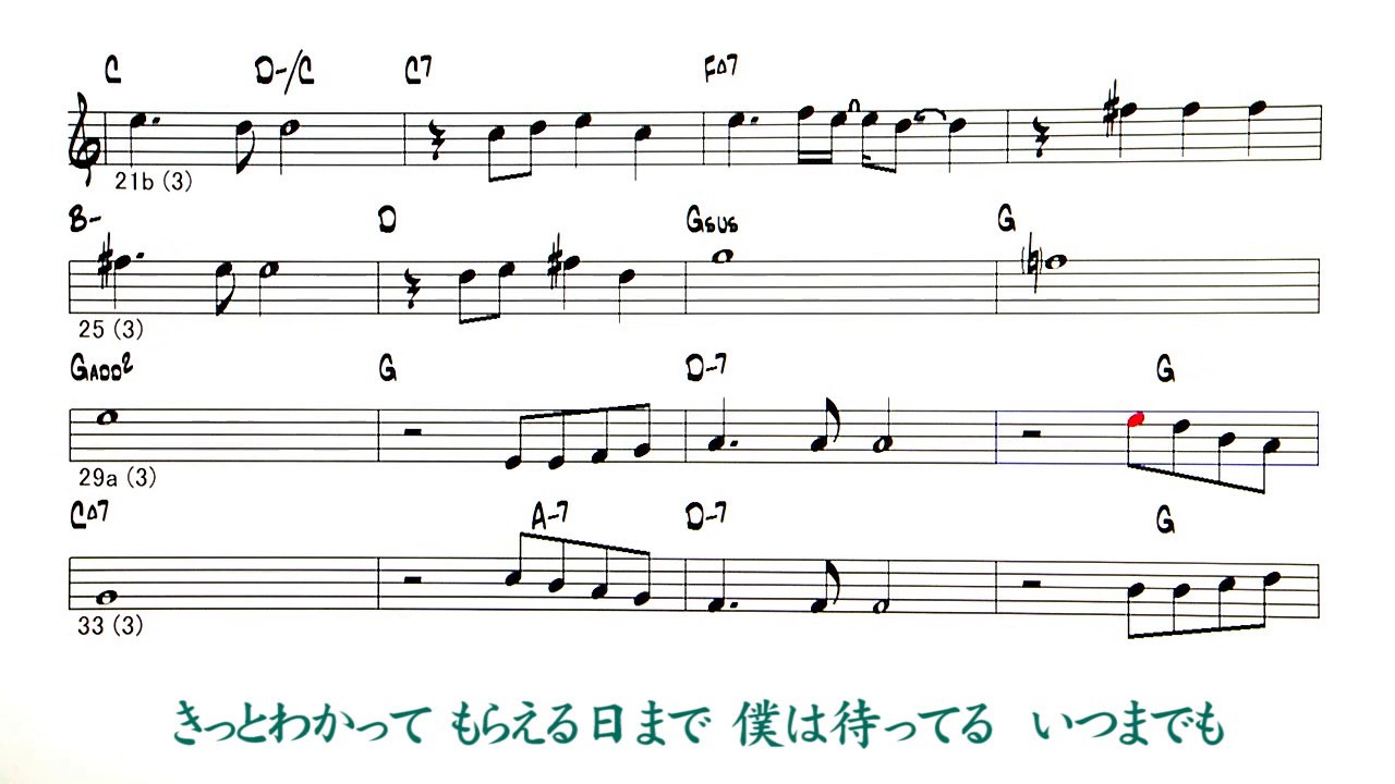 JP - あの時君は若かった - Sample ( C ? ) - YouTube