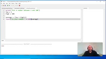Computer Guesses Python video 1