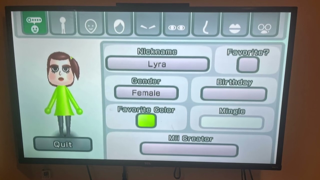 Mii Characters (Wii) 