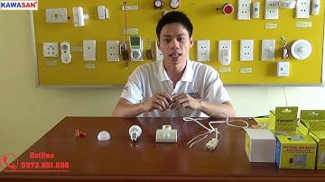 Đui đèn cảm biến hồng ngoại thiết bị điện thông minh Kawasan