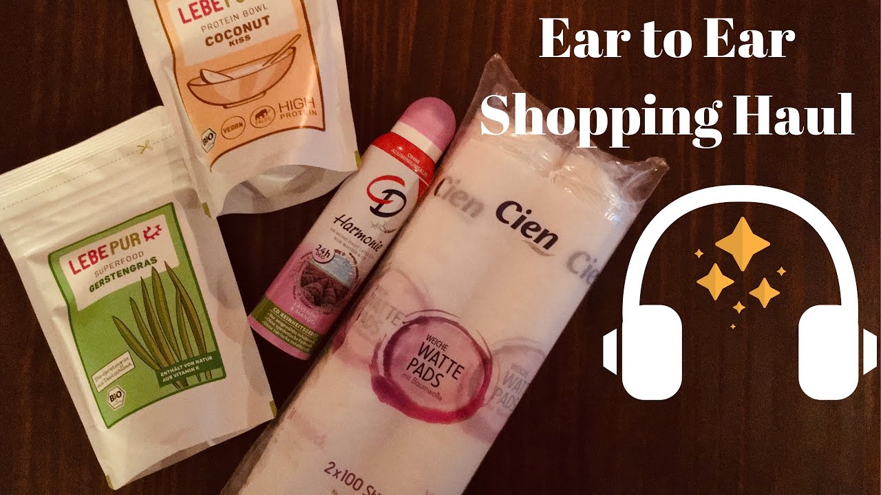 ASMR Deutsch Shopping Haul | Ear to Ear Show and Tell | Tapping, Crinkles, Whisper | ASMR German