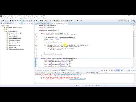 Java8 Part12 remove an object from Collection