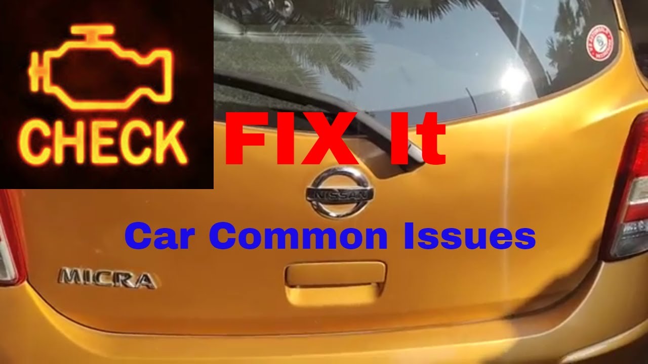 Nissan Micra Fault Code P0340 check engine light YouTube