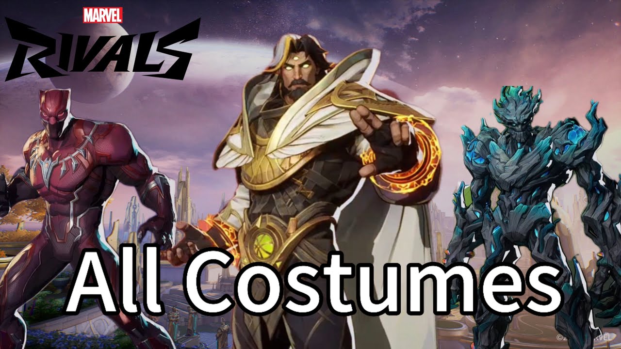 All Costumes Showcase in Marvel Rivals - YouTube