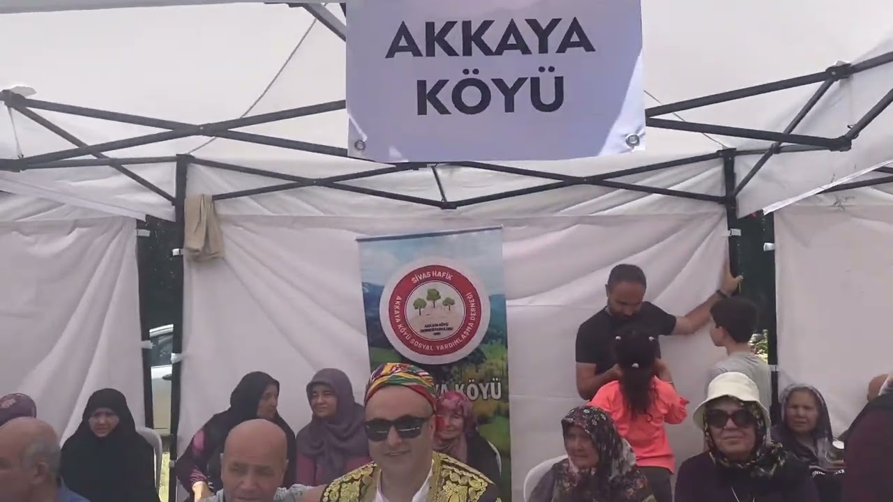 Tozanlı federasyonu  şenliği köylerimizin çadırları
