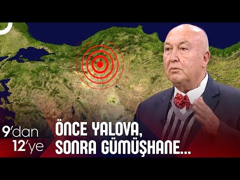 Prof. Dr. Övgün Ahmet Ercan'dan Kritik Deprem Uyarısı! | 9'dan 12'ye