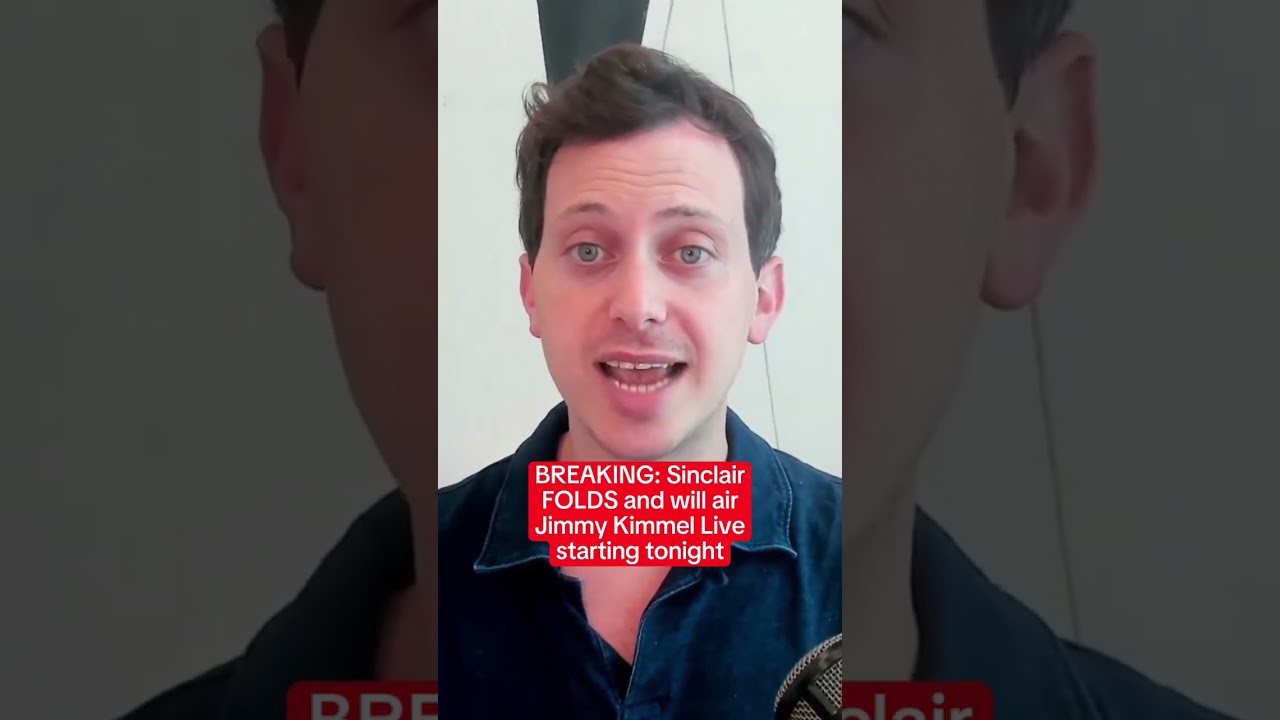 BREAKING: Sinclair CAVES And ENDS Kimmel BOYCOTT