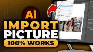 How To Import Picture in Adobe Illustrator (𝟮𝟬𝟮𝟲) | 100% WORKS | NO Yapping, To The Point & EASY!