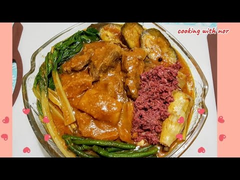 BEEF KARE KARE RECIPE #karekarerecipe #karekare #food #beefkarekare #yummy #ulamrecipe #lutongbahay 
